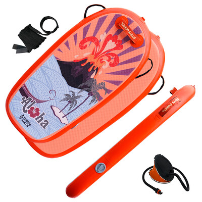 Opblaasbaar kinder paddleboard bodyboard - oranje