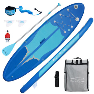 Opblaasbare surf paddleboard 11' - Blauw