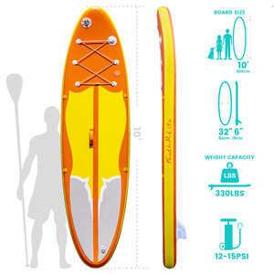 Opblaasbare surf paddleboard 11' - Oranje