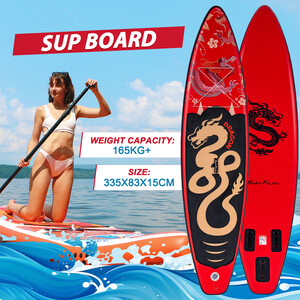 Opblaasbare surf paddleboard 11' - Rode Draak